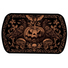 VASSOIO PLASTICA HALLOWEEN "ZUCCA GOTICA" 39x24cm