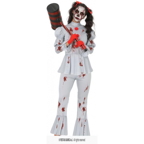 COSTUME "IT" CLOWN ASSASSINO, 36 – 38 (S), DONNA