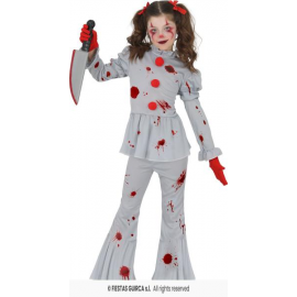 COSTUME "IT" CLOWN, 5 – 6 ANNI (123 CM), BAMBINA