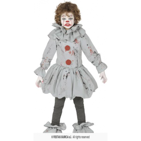 COSTUME "IT" CLOWN, 5 – 6 ANNI (123 CM), BAMBINO