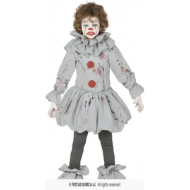 COSTUME "IT" CLOWN, 7 – 9 ANNI (137 CM), BAMBINO