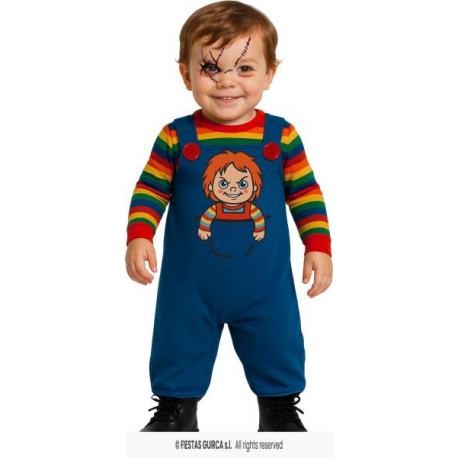 COSTUME BAMBOLA MALVAGIA, 18 – 24 MESI (88 CM), BAMBINO