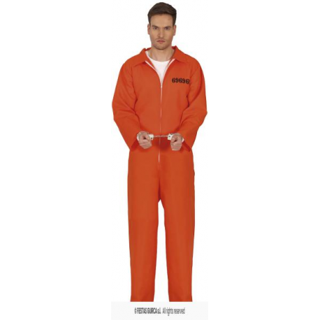 COSTUME CARCERATO ADULTO 48-50 (M)