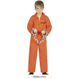 COSTUME CARCERATO BAMBINO 10-12 ANNI