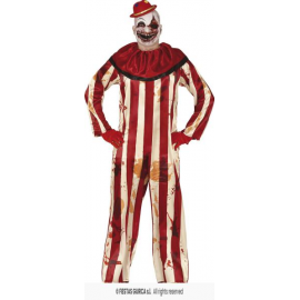 COSTUME CLOWN A STRISCE, 52 – 54 (L), UOMO