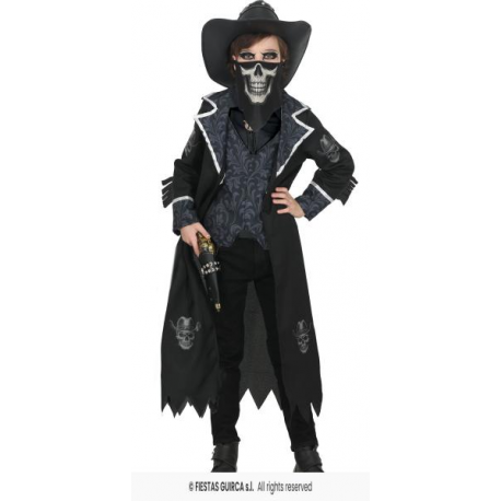 COSTUME COWBOY GOTICO, 10 – 12 ANNI (151 CM), BAMBINI
