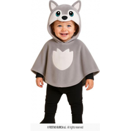 COSTUME PONCHO LUPO, 18 – 24 MESI (88 CM), BAMBINO