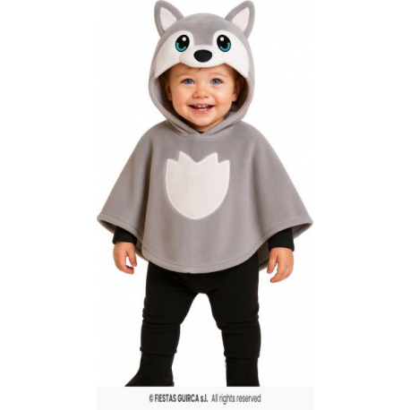 COSTUME PONCHO LUPO, 18 – 24 MESI (88 CM), BAMBINO