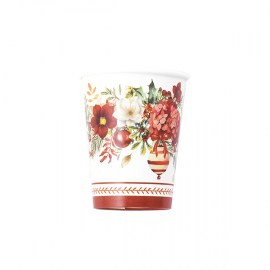 BICCHIERE CHRISTMAS BOUQUET PZ.8