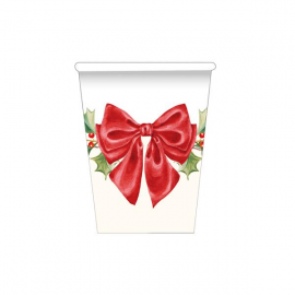 BICCHIERE CHRISTMAS GARLAND PZ.8