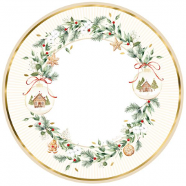 MAXI PIATTI CHRISTMAS COOKIES CM.33 PZ.6