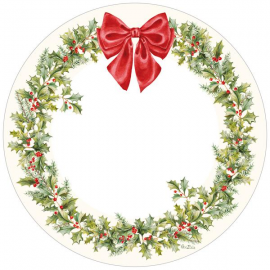 MAXI PIATTI CHRISTMAS GARLAND CM.33 PZ.6