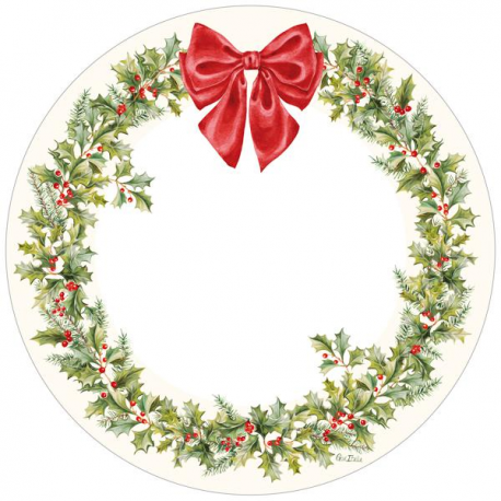 MAXI PIATTI CHRISTMAS GARLAND CM.33 PZ.6