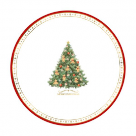 PIATTI CHRISTMAS TEDDY CM.27 PZ.8