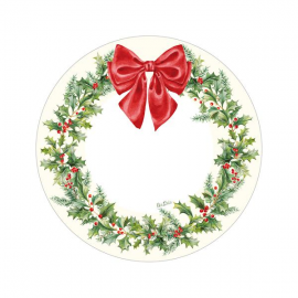 PIATTI FONDINA CHRISTMAS GARLAND CM.24 PZ.8