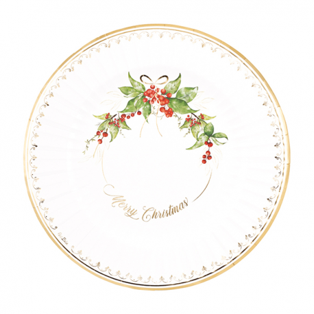 PIATTI GOLD GARLAND CM.27 PZ.8