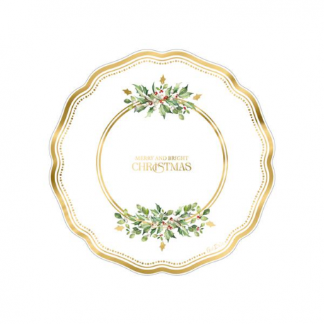 PIATTI MARRY AND BRIGHT CHRISTMAS CM.21 PZ.8