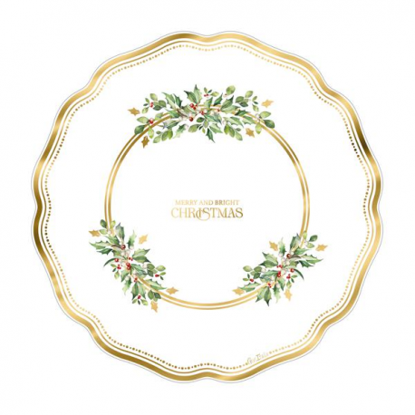 PIATTI MARRY AND BRIGHT CHRISTMAS CM.27 PZ.8