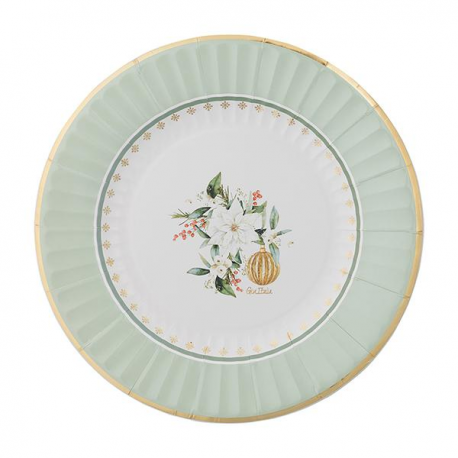 PIATTI NEIGE DE NOEL CM.27 PZ.8