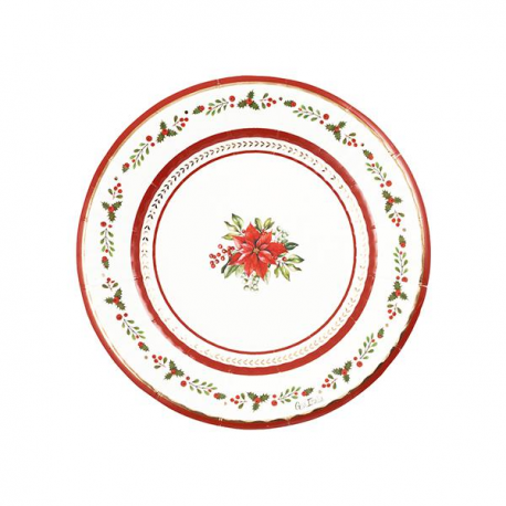 PIATTI RED ROYAL CM.21 PZ.8