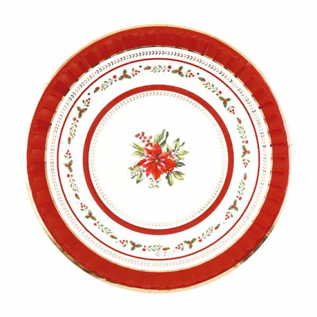 PIATTI RED ROYAL CM.27 PZ.8