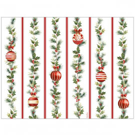 TOVAGLIETTE MONOUSO CHRISTMAS "AGHI E DECORI" PZ.4