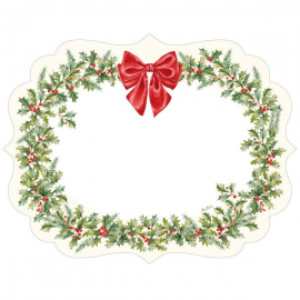 TOVAGLIETTE MONOUSO CHRISTMAS "GHIRLANDA" PZ.4
