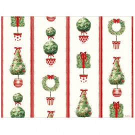 TOVAGLIETTE MONOUSO CHRISTMAS "TREE MIX" PZ.4