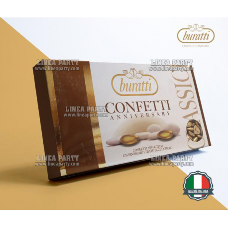 CONFETTI CUORIANDOLI AL CIOCCOLATO ORO GR.500 - Prestige
