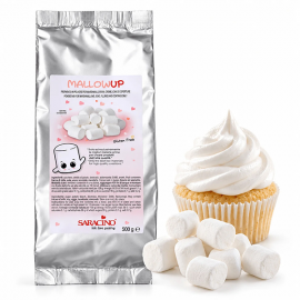 MALLOWUP SARACINO - PREPARATO PER MARSHMALLOW 500g (ideale per creare anche crema al marshmallow e torte Rice Krispies)