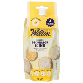 WILTON GHIACCIA BIANCA - SACCHETTO PER DECORAZIONI 212g (con 4 beccucci)