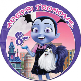 Cialda personalizzata Vampirina tonda (stampa su pasta di zucchero)