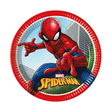 PIATTI SPIDERMAN TEAM-UP CM.23 PZ.8