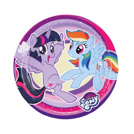 PIATTO MY LITTLE PONY CM.20 PZ.8