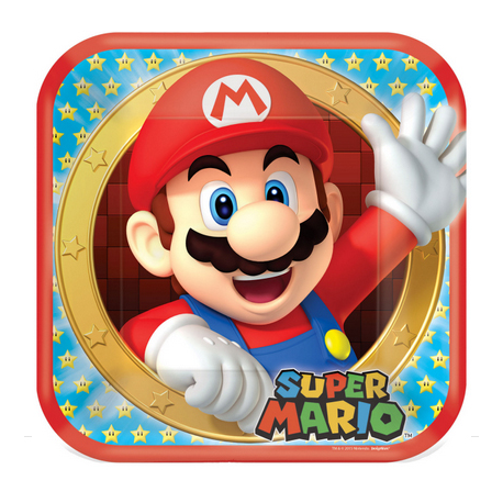 PIATTO SUPER MARIO CM.23 PZ.8