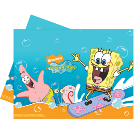 TOVAGLIA PLASTICA SPONGE BOB CM.120X180