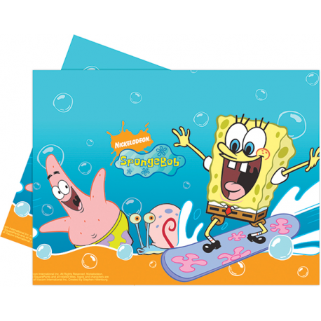 TOVAGLIA PLASTICA SPONGE BOB CM.120X180