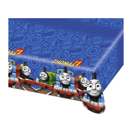 TOVAGLIA PLASTICA TRENINO THOMAS CM.120x180