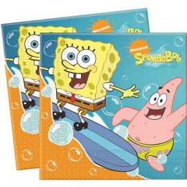 TOVAGLIOLO SPONGE BOB 2 VELI 33X33 PZ.20