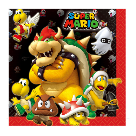 TOVAGLIOLI SUPER MARIO 2 VELI 33X33 PZ.20