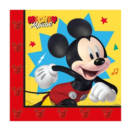 TOVAGLIOLI TOPOLINO - MICKEY MOUSE 2 VELI 33X33 PZ.20