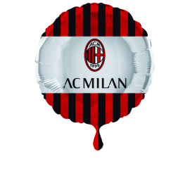PALLONCINO MILAN 45cm FOIL STANDARD (logo ufficiale)