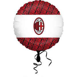 PALLONCINO MILAN 45cm FOIL STANDARD (logo ufficiale)