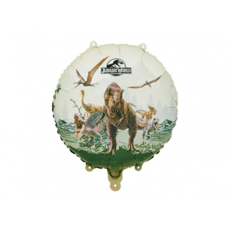 PALLONCINO MYLAR STANDARD DINOSAURI JURASSIC WORLD - 45cm