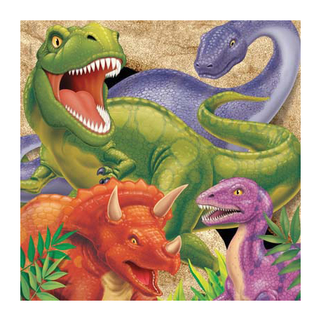 TOVAGLIOLI DINOSAURI - DINO BLAST 33x33 - PZ.16