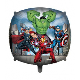 PALLONCINO AVENGERS QUADRATO FOIL STANDARD ø 45cm