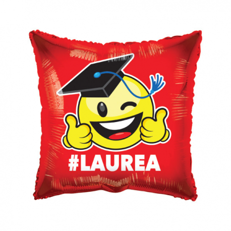 PALLONCINO SMILE LAUREA - FOIL STANDARD 45cm