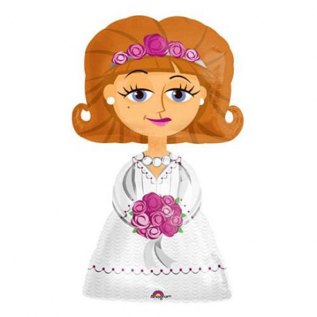 PALLONCINO SPOSA (bride) AIRWALKER 122cm H