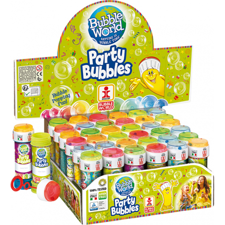 BOLLE DI SAPONE COLOR BUBBLES (Party Bubbles 60ml)