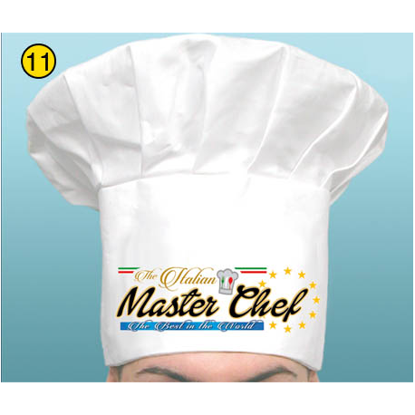 CAPPELLO CUOCO IN TESSUTO \\"MASTER CHEF\\"